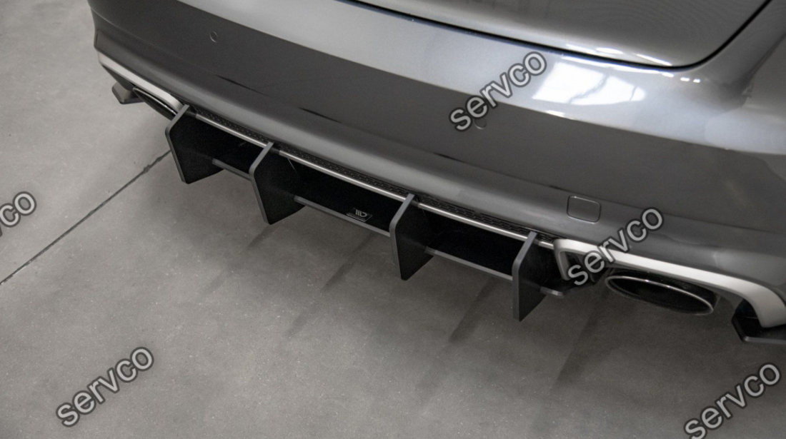Prelungire difuzor bara spate Audi A3 RS3 8V Sportback 2015-2016 v13 - Maxton Design