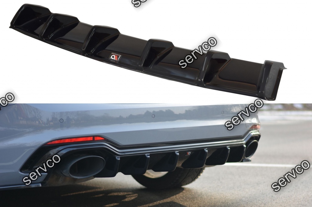 Prelungire difuzor bara spate Audi A5 RS5 Coupe Mk2 F5 2017-2019 v11 - Maxton Design