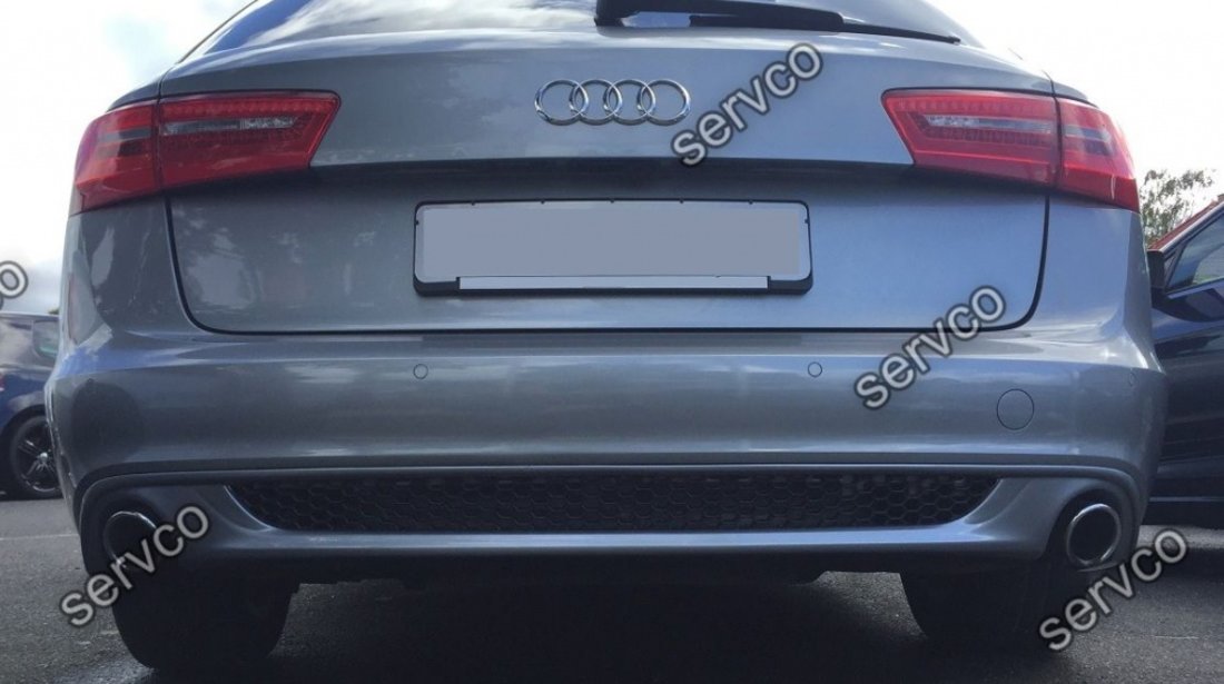 Prelungire difuzor bara spate Audi A6 4G C7 2011 2014 ABT Sline Avant