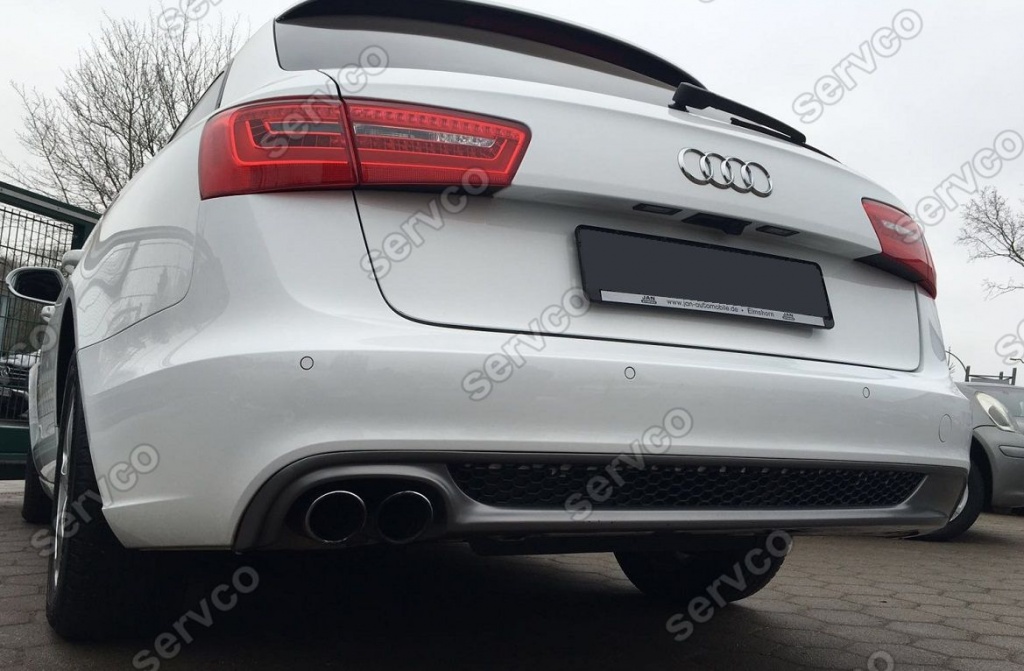 Prelungire difuzor bara spate Audi A6 4G C7 2011-2014 S6 Sline ver2