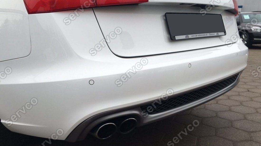Prelungire difuzor bara spate Audi A6 4G C7 2011-2014 S6 Sline ver2