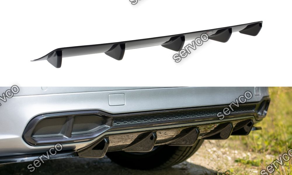 Prelungire difuzor bara spate Audi Q5 SQ5 S-Line Mk2 2017- v2 - Maxton Design