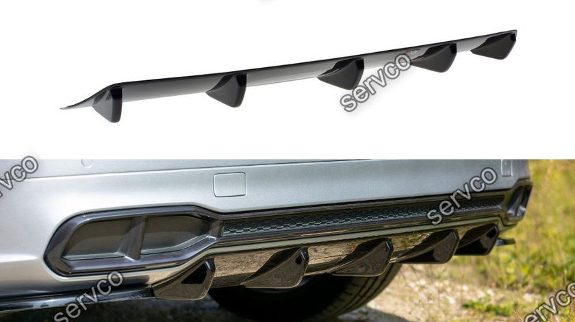Prelungire difuzor bara spate Audi Q5 SQ5 S-Line Mk2 2017- v2 - Maxton Design