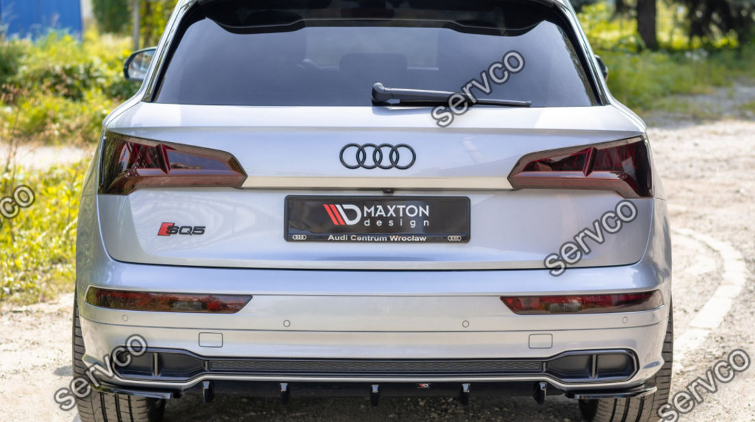 Prelungire difuzor bara spate Audi Q5 SQ5 S-Line Mk2 2017- v2 - Maxton Design
