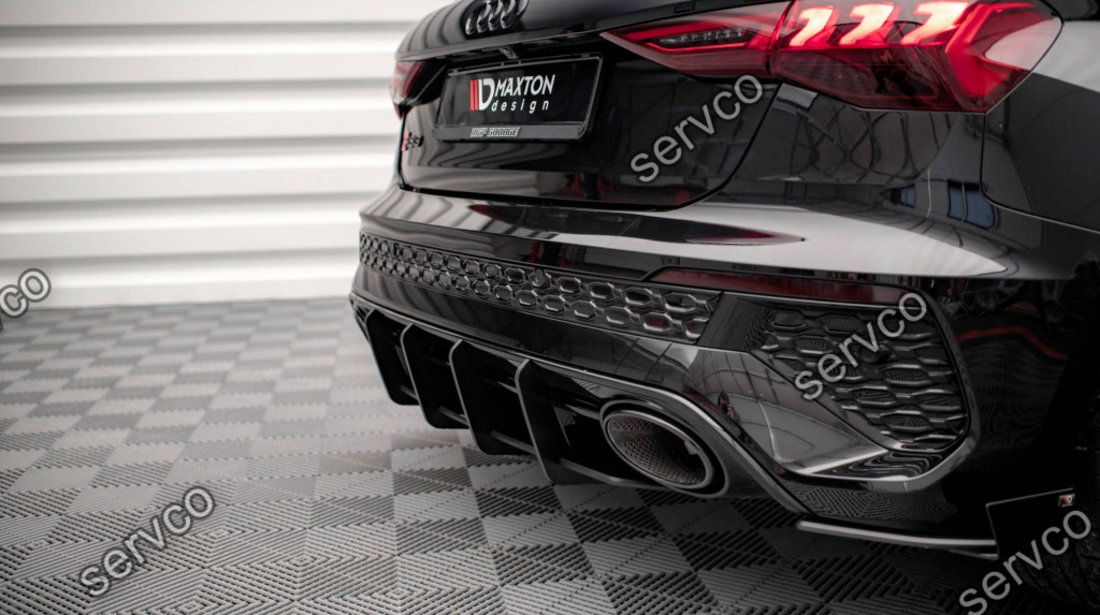 Prelungire difuzor bara spate Audi RS3 Sportback 8Y 2020- v9 - Maxton Design