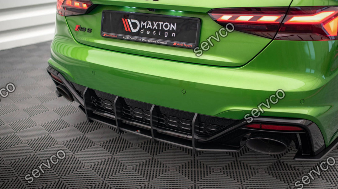 Prelungire difuzor bara spate Audi RS5 F5 Facelift 2019- v22 - Maxton Design