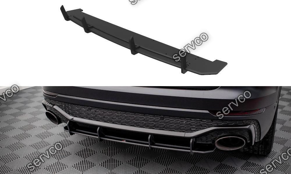 Prelungire difuzor bara spate Audi RSQ8 Mk1 2019- v6 - Maxton Design