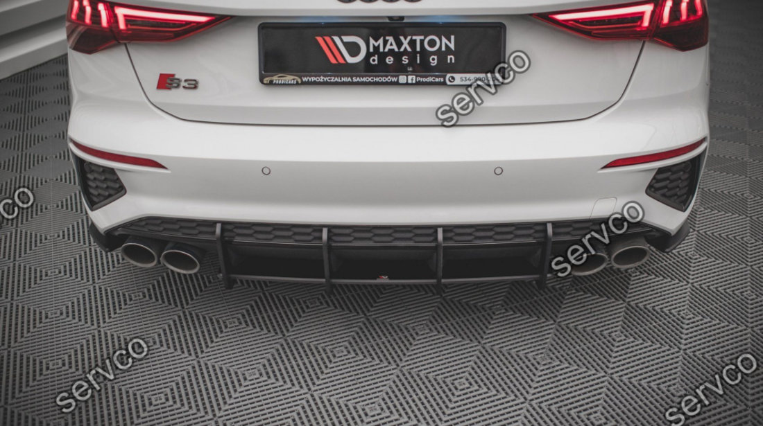 Prelungire difuzor bara spate Audi S3 8Y 2020- v5 - Maxton Design