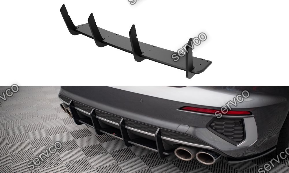 Prelungire difuzor bara spate Audi S3 Sedan 8Y 2020- v15 - Maxton Design