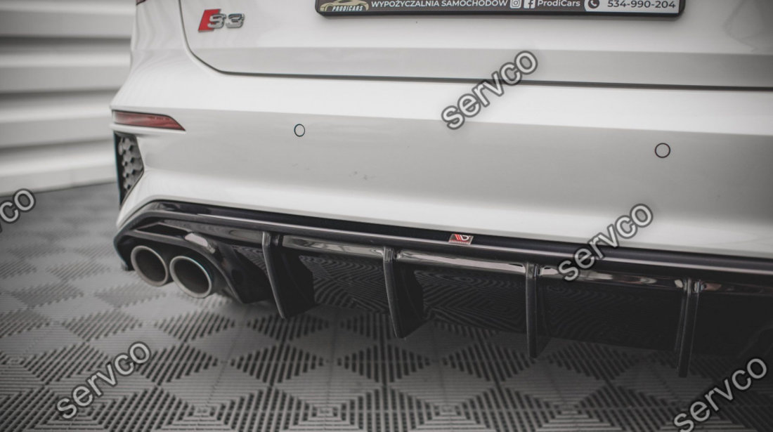 Prelungire difuzor bara spate Audi S3 Sportback 8Y 2020- v13 - Maxton Design