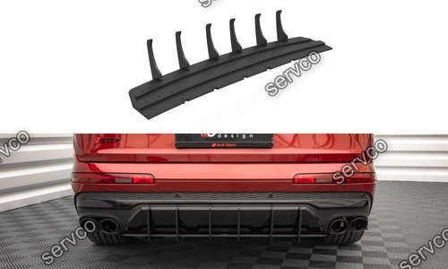 Prelungire difuzor bara spate Audi SQ7 Q7 S-Line Mk2 (4M) Facelift 2019- v3 - Maxton Design