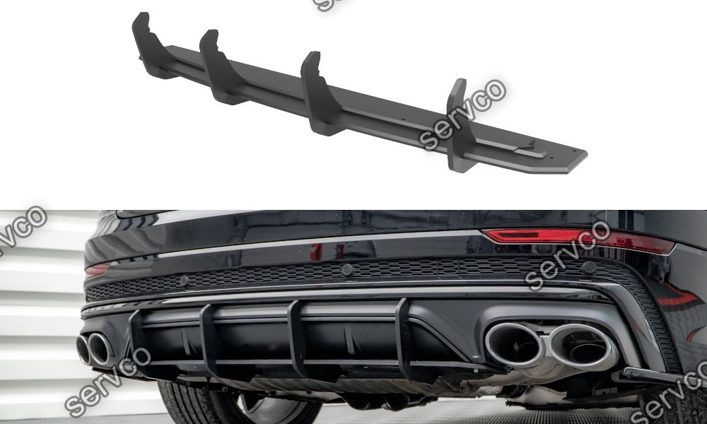 Prelungire difuzor bara spate Audi SQ8 Mk1 2020- v4 - Maxton Design