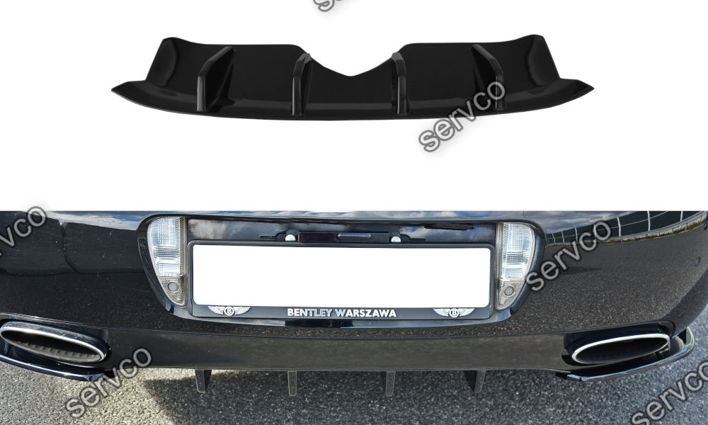 Prelungire difuzor bara spate Bentley Continental GT 2009-2011 v2 - Maxton Design