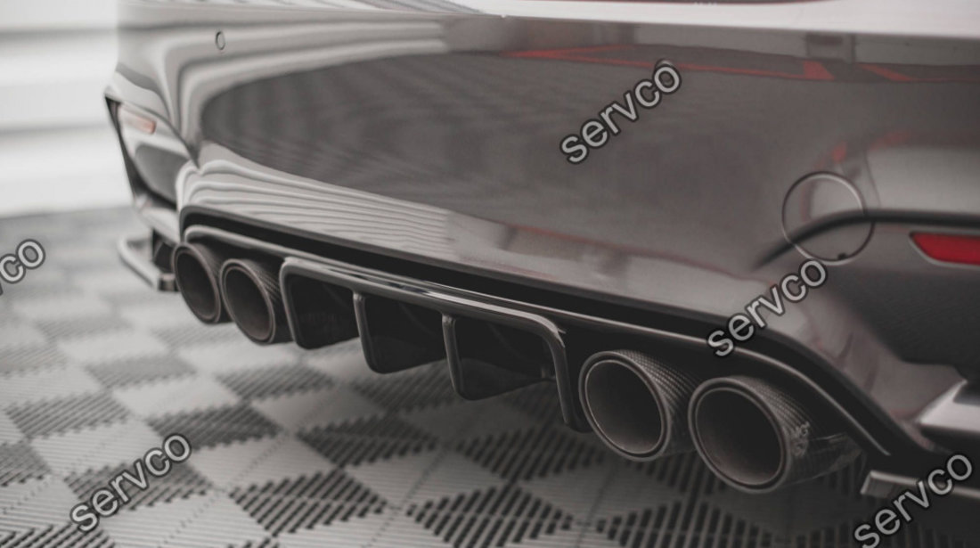 Prelungire difuzor bara spate Bmw Seria M4 F82 2014-2020 v4 - Maxton Design