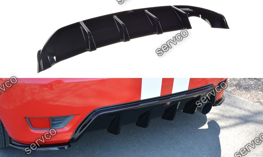 Prelungire difuzor bara spate Ford Fiesta ST Mk6 2004-2008 v9 - Maxton Design