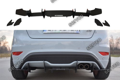 Prelungire difuzor bara spate Ford Fiesta ST Mk7 Facelift 2013-2016 v7 - Maxton Design