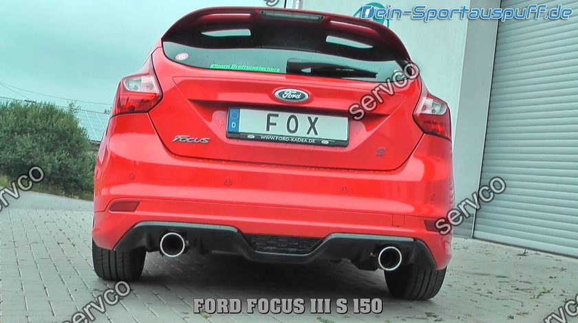 Prelungire difuzor bara spate Ford Focus Mk3 ST Zetec S Titanium 2011-2014 v1