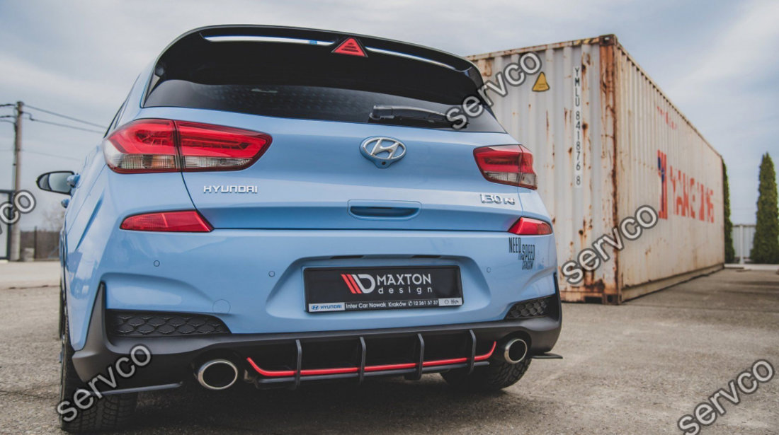 Prelungire difuzor bara spate Hyundai I30 N Mk3 Hatchback 2017- v12 - Maxton Design