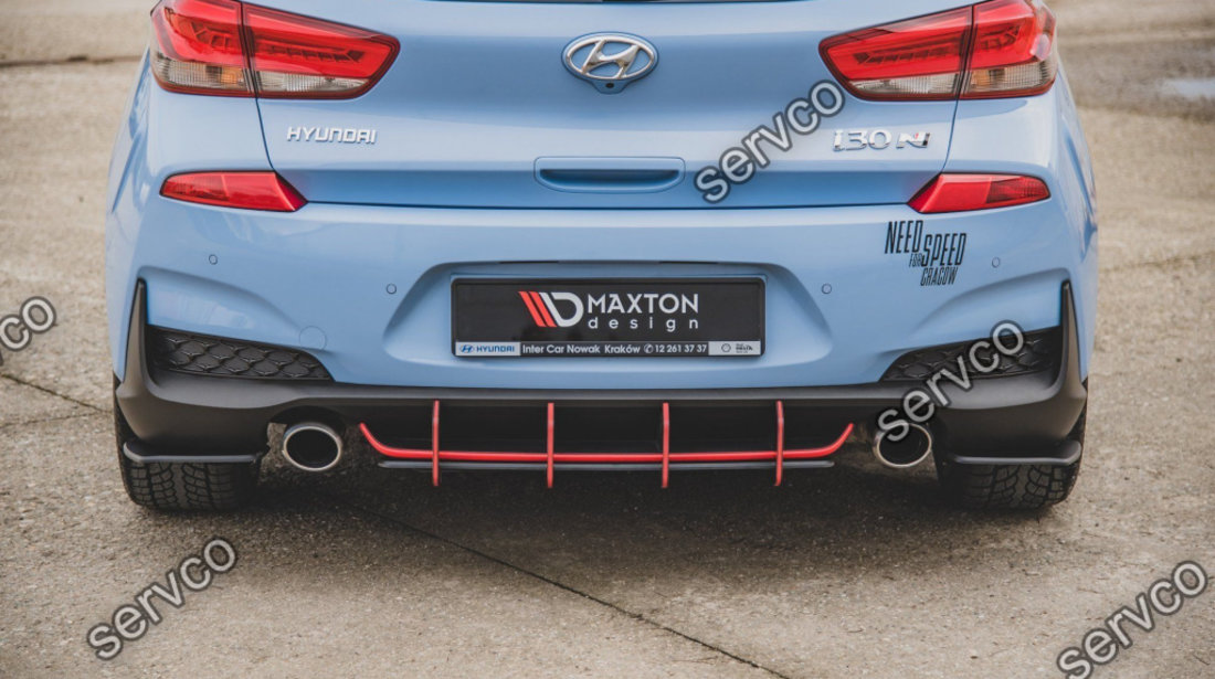 Prelungire difuzor bara spate Hyundai I30 N Mk3 Hatchback 2017- v13 - Maxton Design