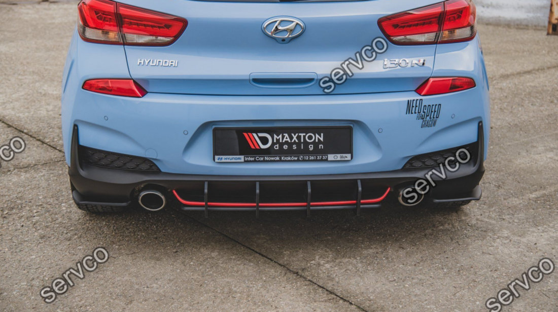 Prelungire difuzor bara spate Hyundai I30 N Mk3 Hatchback 2017- v13 - Maxton Design