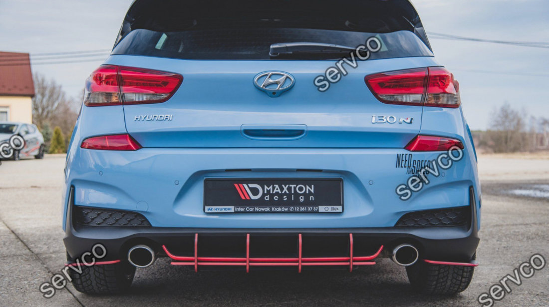 Prelungire difuzor bara spate Hyundai I30 N Mk3 Hatchback 2017- v12 - Maxton Design