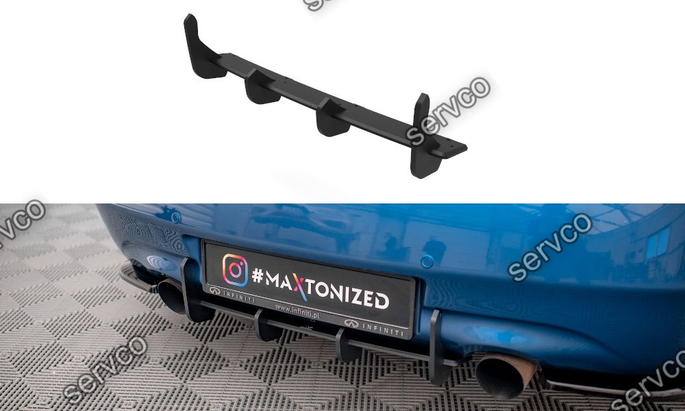 Prelungire difuzor bara spate Infiniti G37 Coupe 2009-2013 v2 - Maxton Design