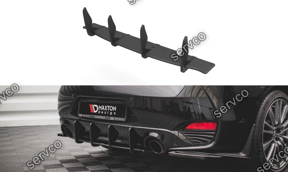 Prelungire difuzor bara spate Infiniti Q60 S Mk2 2017- v2 - Maxton Design