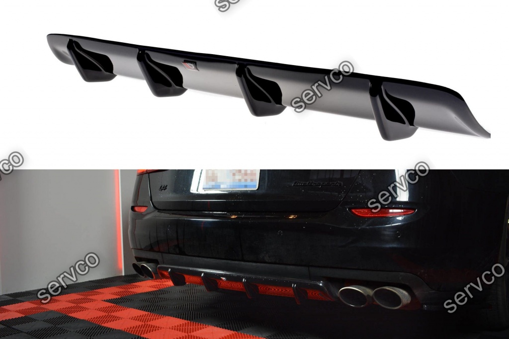 Prelungire difuzor bara spate Maserati Quattroporte Mk6 2013-2016 v2 - Maxton Design