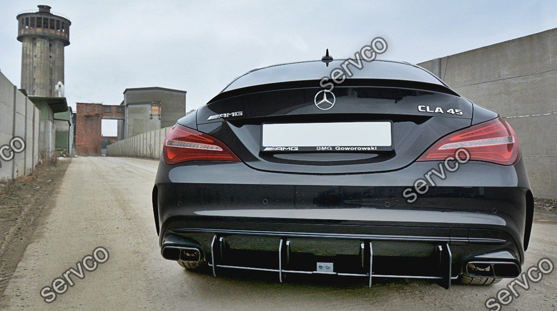 Prelungire difuzor bara spate Mercedes CLA A45 AMG C117 Facelift 2017- v3