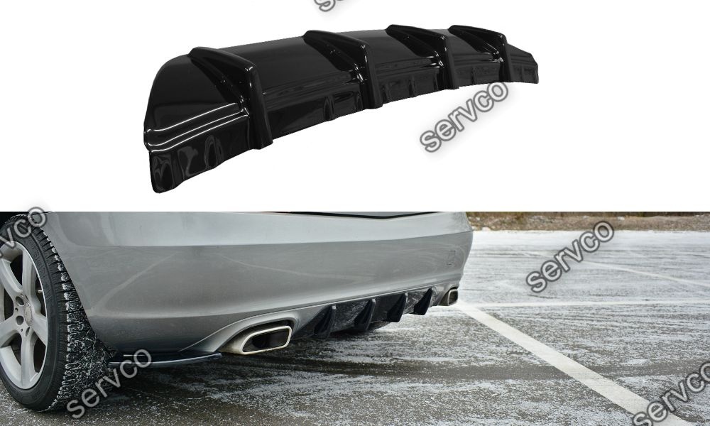 Prelungire difuzor bara spate Mercedes SLK R172 2011-2015 v2 - Maxton Design