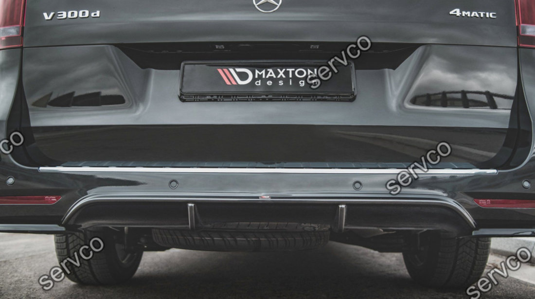 Prelungire difuzor bara spate Mercedes V Class AMG-Line W447 Facelift 2019- v3 - Maxton Design