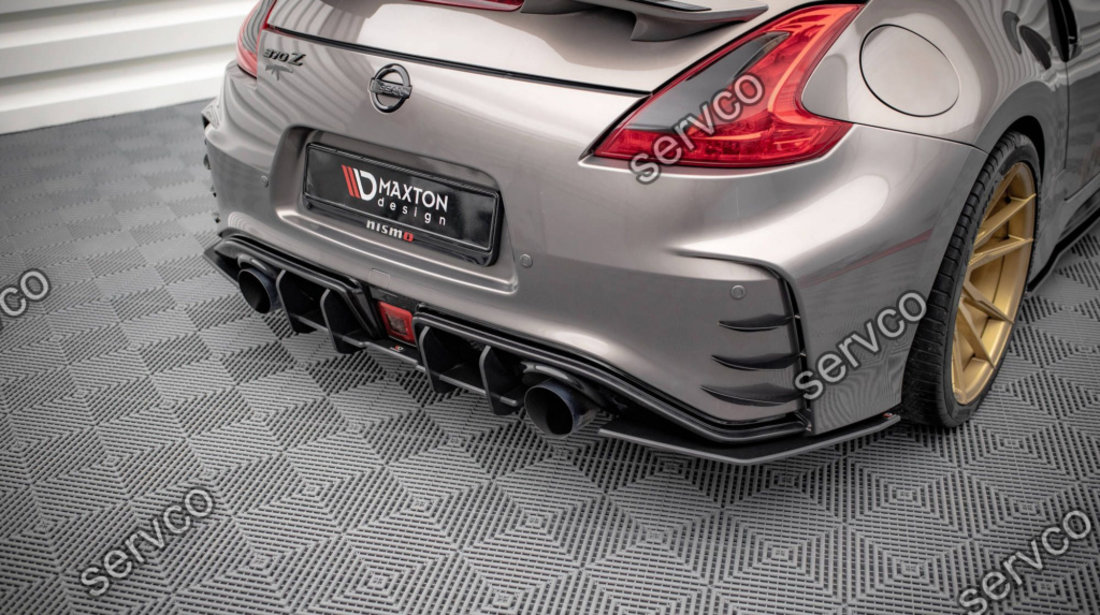 Prelungire difuzor bara spate Nissan 370Z Nismo Facelift 2014-2020 v4 - Maxton Design