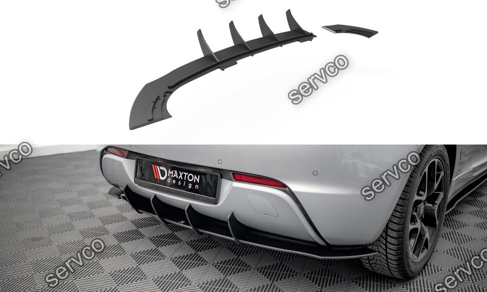Prelungire difuzor bara spate Opel Astra J GTC OPC-Line 2011-2018 v4 - Maxton Design