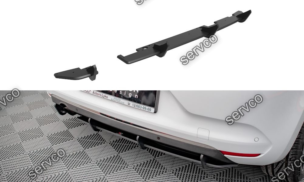 Prelungire difuzor bara spate Renault Clio Mk5 2019- v2 - Maxton Design