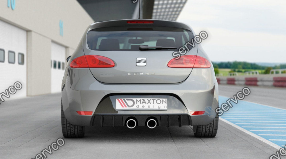 Prelungire difuzor bara spate Seat Leon 2 Cupra FR Facelift 2009-2012 v3 - Maxton Design