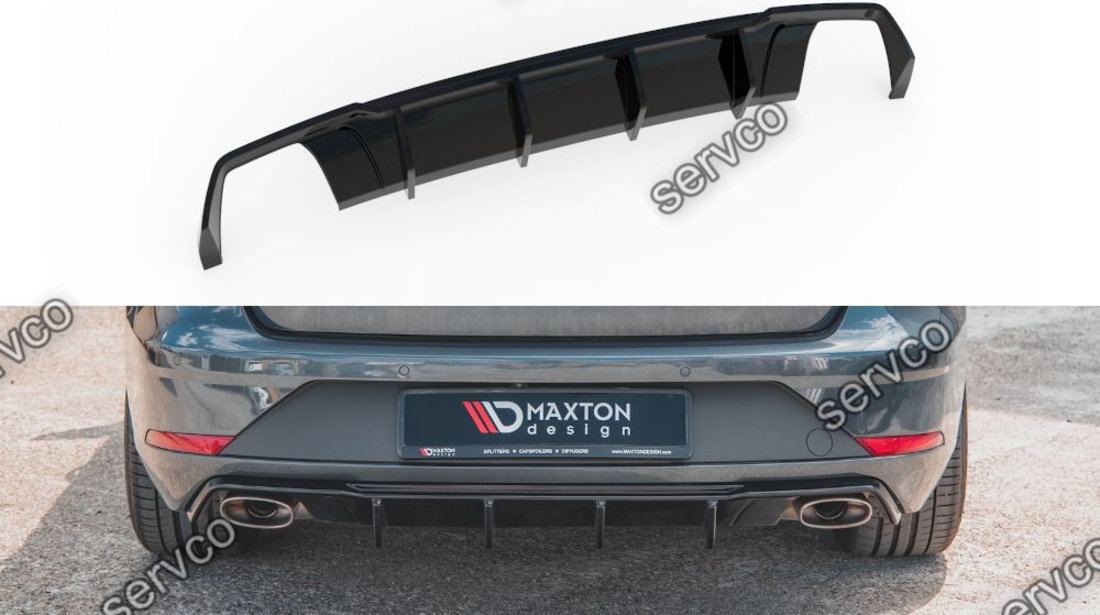 Prelungire difuzor bara spate Seat Leon Cupra ST Mk3 Facelift 2017-2019 v13 - Maxton Design
