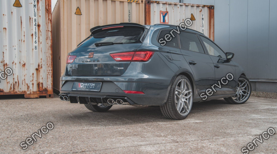 Prelungire difuzor bara spate Seat Leon Cupra ST Mk3 Facelift 2017-2019 v14 - Maxton Design