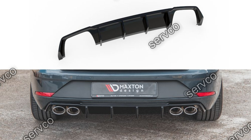 Prelungire difuzor bara spate Seat Leon Cupra ST Mk3 Facelift 2017-2019 v14 - Maxton Design