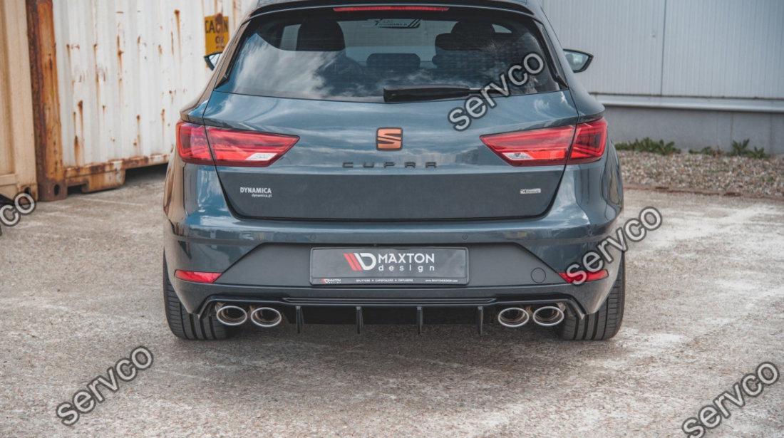 Prelungire difuzor bara spate Seat Leon Cupra ST Mk3 Facelift 2017-2019 v14 - Maxton Design