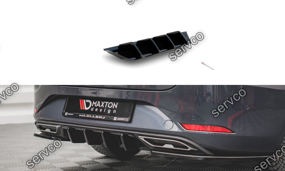 Prelungire difuzor bara spate Seat Leon FR ST Mk4 2020- v20 - Maxton Design