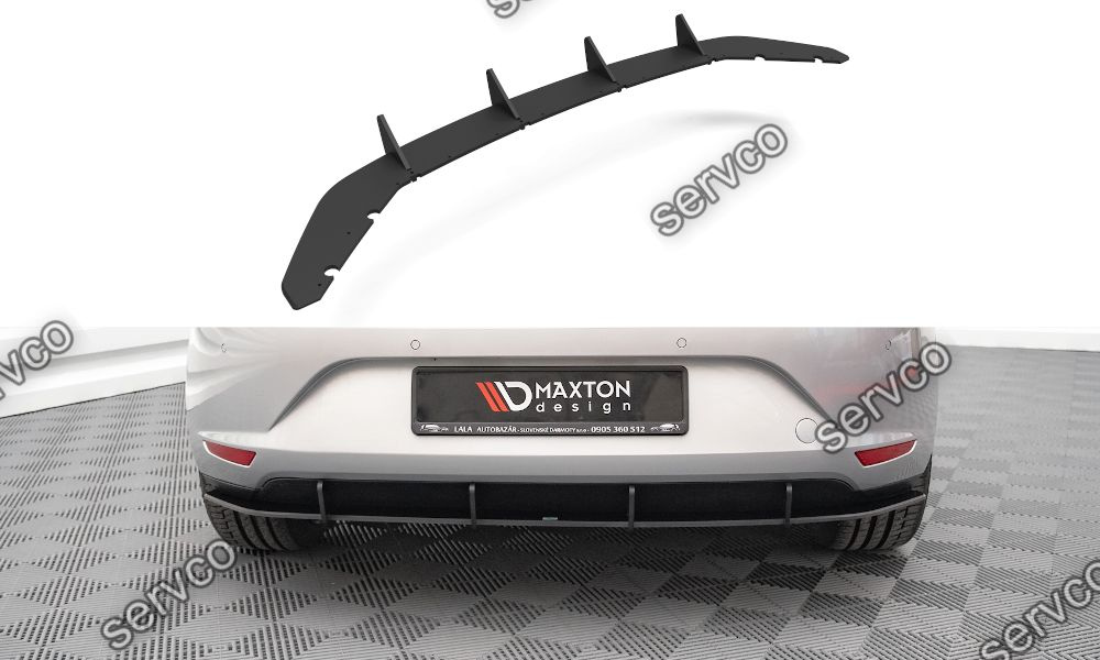 Prelungire difuzor bara spate Seat Leon Hatchback Mk3 2012-2016 v21 - Maxton Design