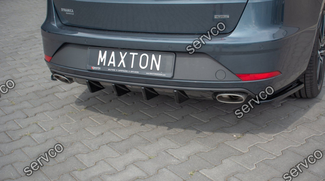 Prelungire difuzor bara spate Seat Leon Mk3 Cupra ST Facelift 2017- v11 - Maxton Design