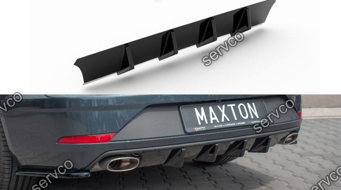 Prelungire difuzor bara spate Seat Leon Mk3 Cupra ST Facelift 2017- v11 - Maxton Design