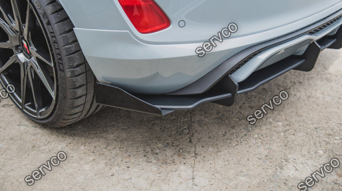 Prelungire difuzor bara spate si flapsuri Ford Fiesta Mk 8 ST 2018- v13 - Maxton Design