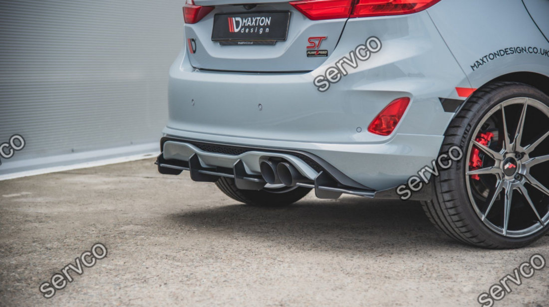 Prelungire difuzor bara spate si flapsuri Ford Fiesta Mk 8 ST 2018- v13 - Maxton Design