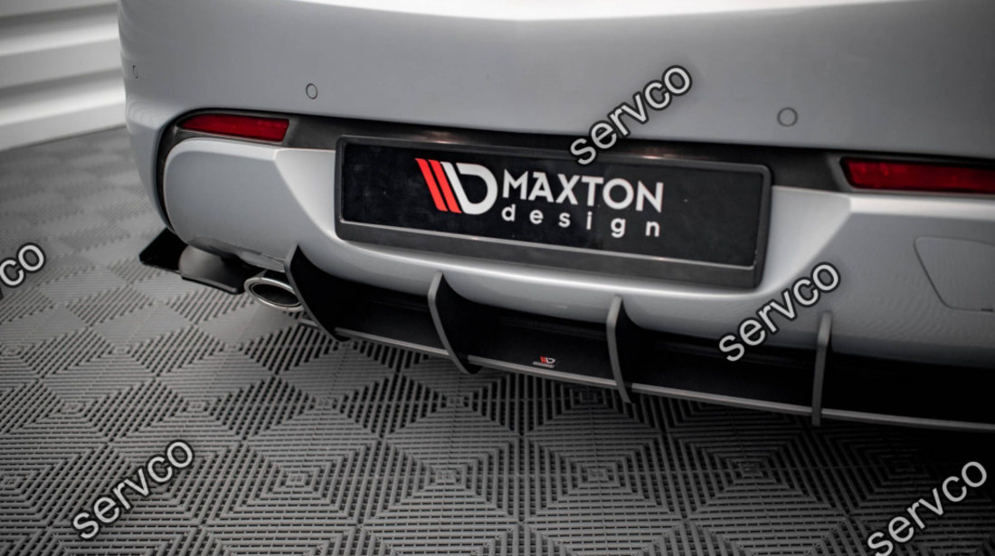 Prelungire difuzor bara spate si flapsuri Opel Astra J GTC OPC-Line 2011-2018 v5 - Maxton Design