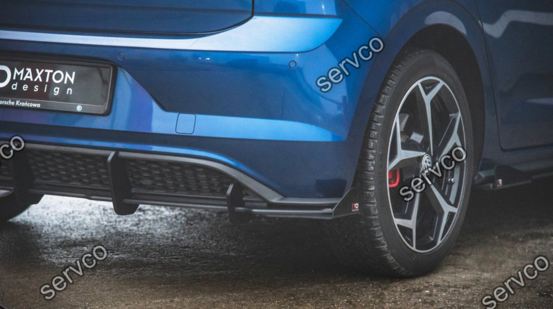 Prelungire difuzor bara spate si flapsuri Volkswagen Polo GTI Mk6 2017- v8 - Maxton Design