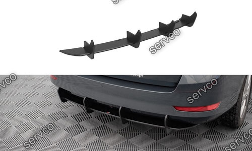 Prelungire difuzor bara spate Skoda Fabia Combi Mk3 Facelift 2019-2021 v4 - Maxton Design
