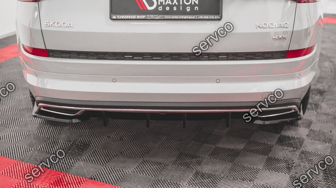 Prelungire difuzor bara spate Skoda Kodiaq Mk1 Sportline 2016- v1