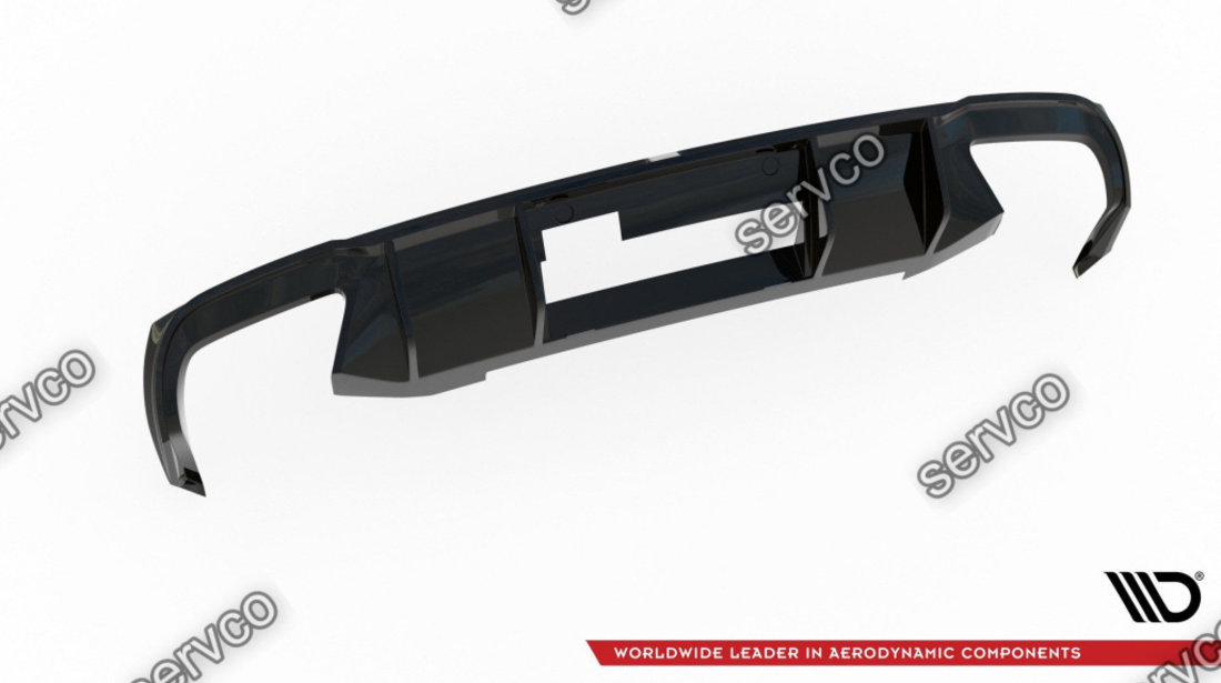 Prelungire difuzor bara spate Skoda Octavia Mk3 RS Hatchback Estate 2013-2019 v6 - Maxton Design